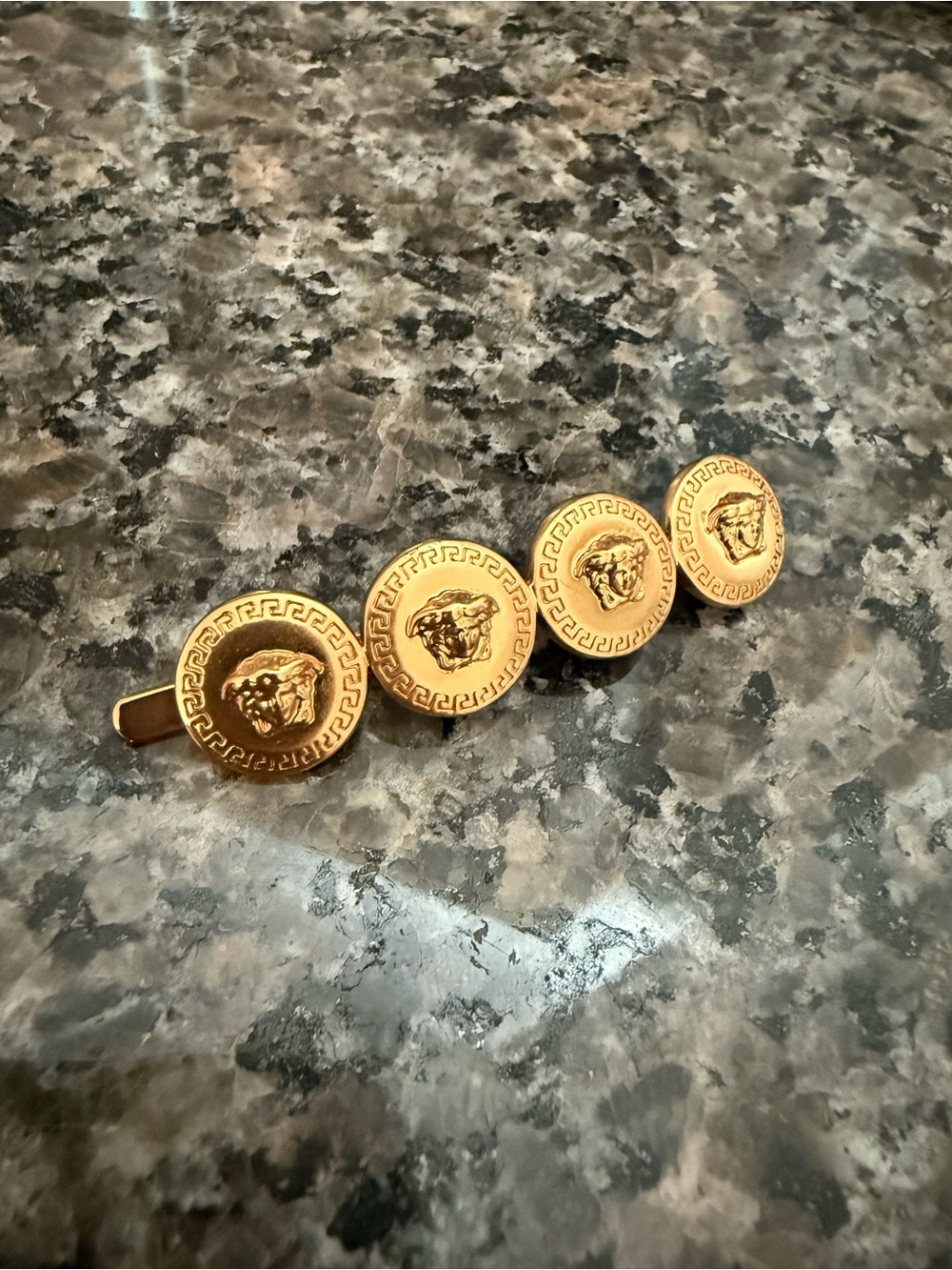 Authentic Versace Medusa Hair Clip